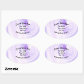 Creëer Uw eigen aangepaste ontwerp Ovale Sticker (Vel)