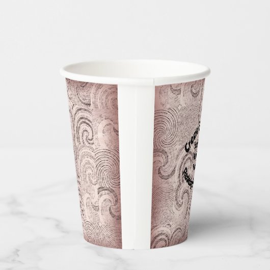 Creëer Uw eigen aangepaste ontwerp Papieren Bekers (Rechts)