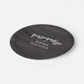 Creëer Uw eigen aangepaste ontwerp Papieren Bordje (Gekanteld)