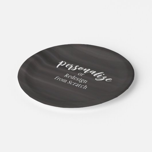 Creëer Uw eigen aangepaste ontwerp Papieren Bordje (Gekanteld)