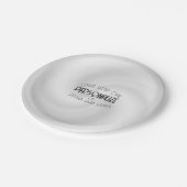 Creëer Uw eigen aangepaste ontwerp Papieren Bordje (Gekanteld)