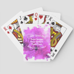 Creëer Uw eigen aangepaste ontwerp Pokerkaarten
