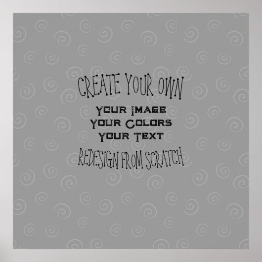 Creëer Uw eigen aangepaste ontwerp Poster (Voorkant)