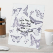 Creëer Uw eigen aangepaste ontwerp Reclamebord Met Voetstuk (Insitu)