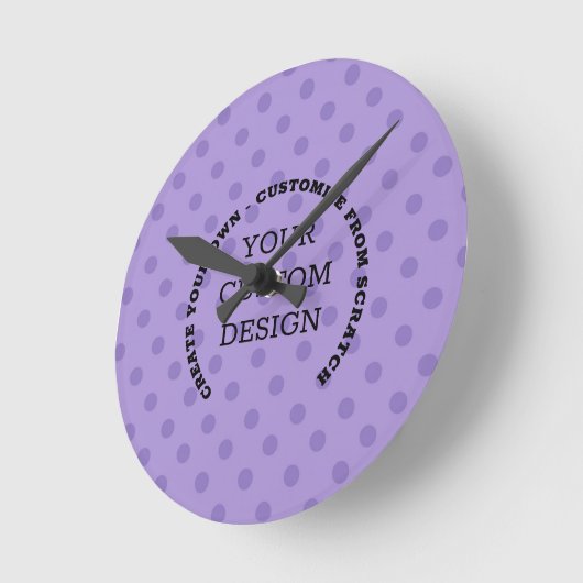 Creëer Uw eigen aangepaste ontwerp Ronde Klok (Hoek)