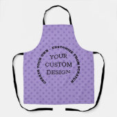Creëer Uw eigen aangepaste ontwerp Schort (Voorkant)