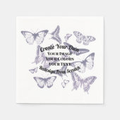 Creëer Uw eigen aangepaste ontwerp Servet (Voorkant)