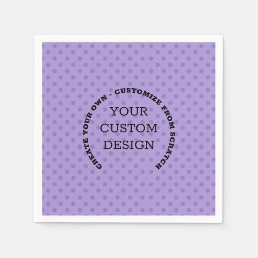 Creëer Uw eigen aangepaste ontwerp Servet (Voorkant)