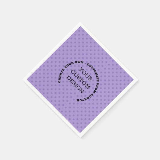 Creëer Uw eigen aangepaste ontwerp Servet (Hoek)