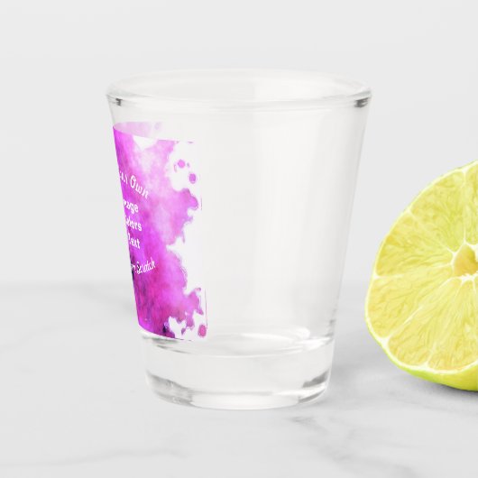 Creëer Uw eigen aangepaste ontwerp Shot Glas (Rechts)