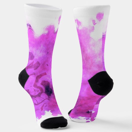 Creëer Uw eigen aangepaste ontwerp Sokken (Gebogen)