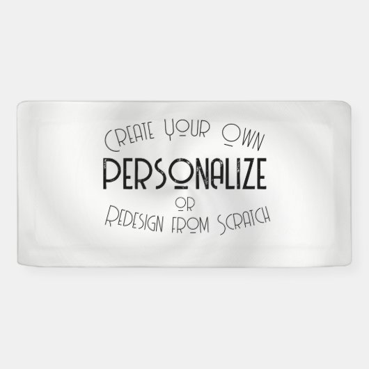 Creëer Uw eigen aangepaste ontwerp Spandoek (Horizontaal)