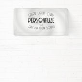 Creëer Uw eigen aangepaste ontwerp Spandoek (Insitu)