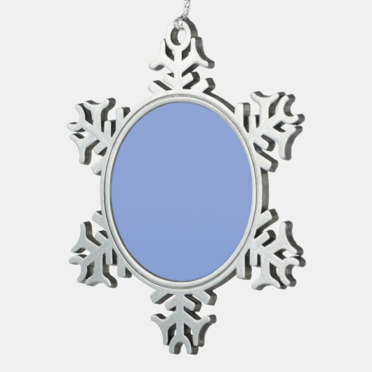 Creëer Uw eigen aangepaste ontwerp Tin Sneeuwvlok Ornament (Rechts)