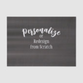 Creëer Uw eigen aangepaste ontwerp Tissuepapier (Voorkant)