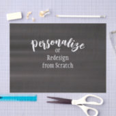 Creëer Uw eigen aangepaste ontwerp Tissuepapier (Craft)