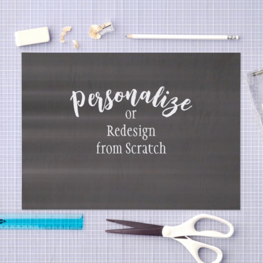 Creëer Uw eigen aangepaste ontwerp Tissuepapier (Craft)