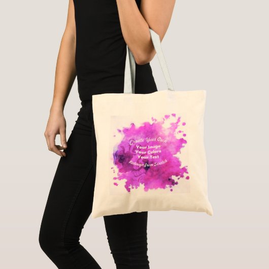 Creëer Uw eigen aangepaste ontwerp Tote Bag (Voorkant (product))