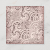 Creëer Uw eigen aangepaste ontwerp Vierkante Visitekaartje (Achterkant)