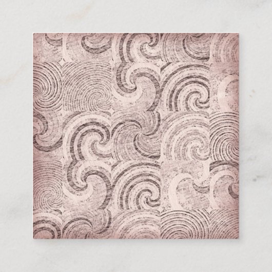 Creëer Uw eigen aangepaste ontwerp Vierkante Visitekaartje (Achterkant)