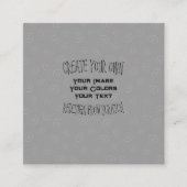 Creëer Uw eigen aangepaste ontwerp Vierkante Visitekaartje (Voorkant)