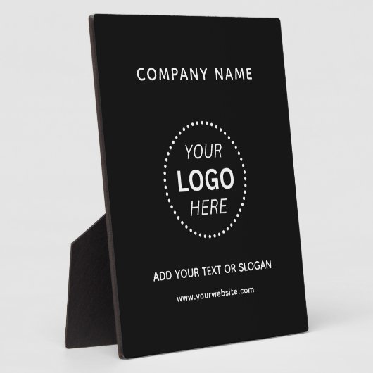 Creëer uw eigen aangepaste ontwerp zakelijke Logo  Fotoplaat (Zijkant)