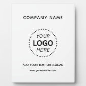 Creëer uw eigen aangepaste ontwerp zakelijke Logo  Fotoplaat (Voorkant)