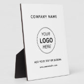 Creëer uw eigen aangepaste ontwerp zakelijke Logo  Fotoplaat (Zijkant)