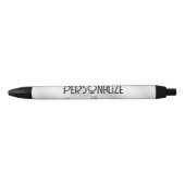 Creëer Uw eigen aangepaste ontwerp Zwarte Inkt Pen (Voorkant)