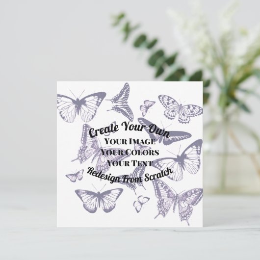 Creëer Uw eigen aangepaste ontwerpkaart (Staand voorkant)