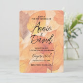 Creëer uw eigen aangepaste Oranje val verlaat brui Kaart (Staand voorkant)