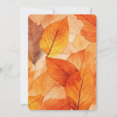 Creëer uw eigen aangepaste Oranje val verlaat brui Kaart (Achterkant)