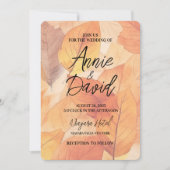 Creëer uw eigen aangepaste Oranje val verlaat brui Kaart (Voorkant)