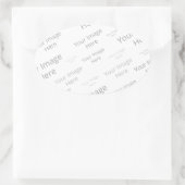 Creëer Uw eigen aangepaste ovale matte sticker (Tas)