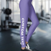 Creëer Uw Eigen Aangepaste Paarse Leggings