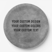 Creëer Uw eigen aangepaste  Papieren Bordje (Voorkant)