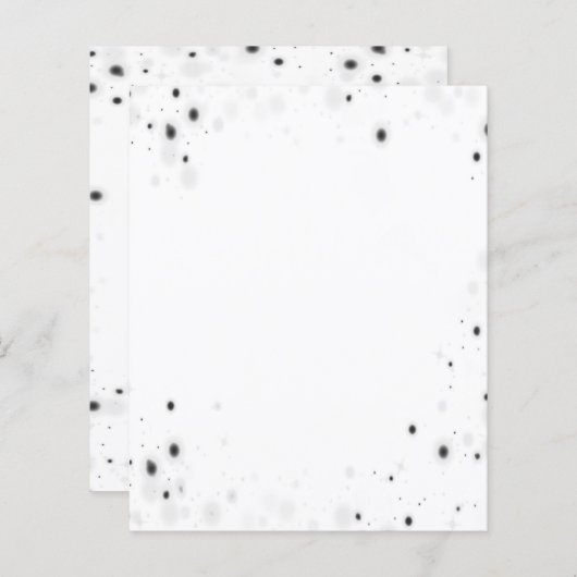 Creëer uw eigen aangepaste papieren vel op maat (Voorkant / Achterkant)