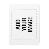 Creëer uw eigen aangepaste personaliseerbare geper magneet (Verticaal)