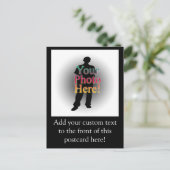 Creëer Uw eigen aangepaste persoonlijke foto Briefkaart (Staand voorkant)