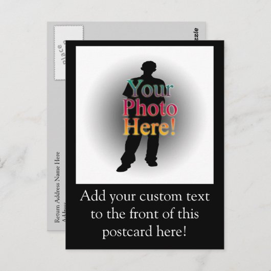 Creëer Uw eigen aangepaste persoonlijke foto Briefkaart (Voorkant / Achterkant)