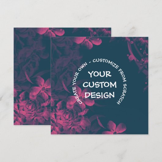 Creëer Uw eigen aangepaste persoonlijke kaart (Voorkant / Achterkant)