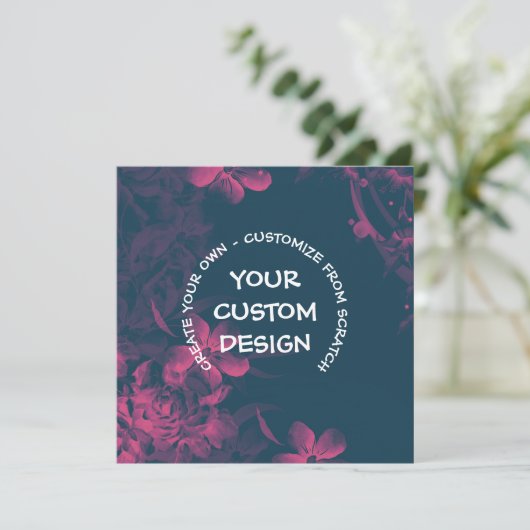 Creëer Uw eigen aangepaste persoonlijke kaart (Staand voorkant)