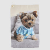 Creëer Uw Eigen Aangepaste Pet Photo Golf Handdoek (Voorkant)