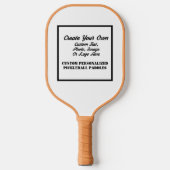 Creëer uw eigen aangepaste pickleball paddle, pickleball paddle (Voorkant)