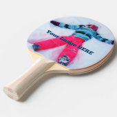Creëer Uw eigen aangepaste pingpongpeddel Tafeltennisbatje (Voorkant Gekanteld)