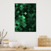 Creëer Uw eigen aangepaste pixelachtergrond - Groe Poster (Keuken)