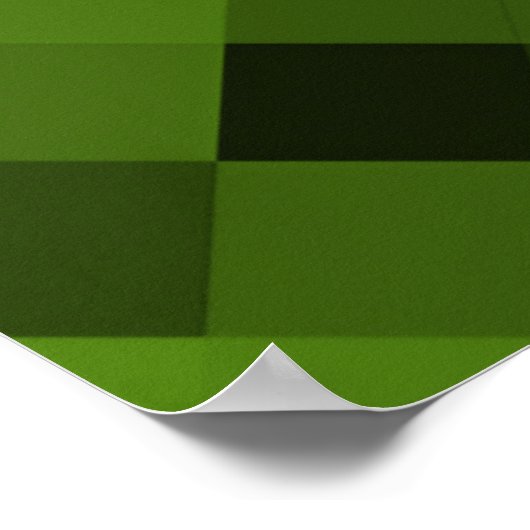 Creëer Uw eigen aangepaste pixelachtergrond - Limo Poster (Hoek)