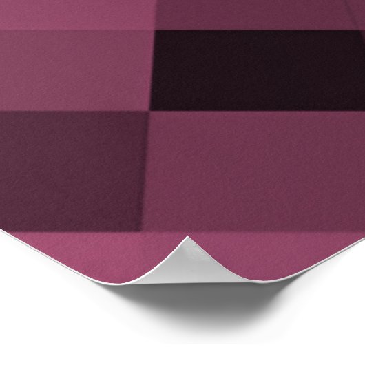 Creëer Uw eigen aangepaste pixelachtergrond - Roze Poster (Hoek)