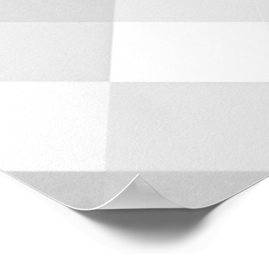 Creëer Uw eigen aangepaste pixelachtergrond - Wit Poster (Hoek)