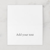 Creëer Uw eigen aangepaste plaatskaart Plaatskaartje (Buitenkant ongevouwen)